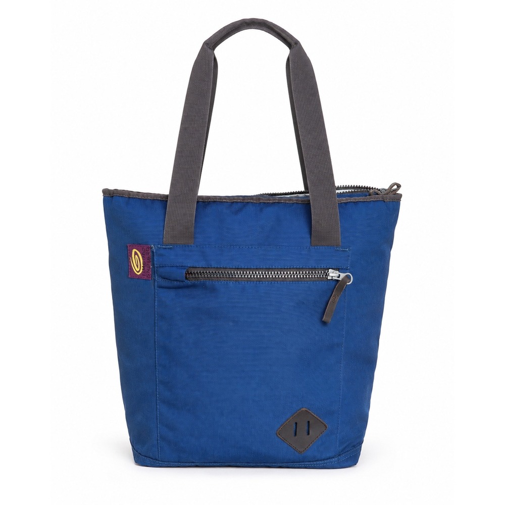 Timbuk2 Blue Canvas Tote Bag Everyday Carry Commuter Zip Top Shoulder Bag